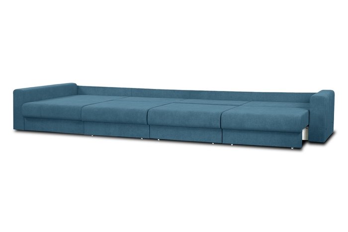 Угловой диван-кровать Модена синего цвета - купить Угловые диваны по цене 89200.0