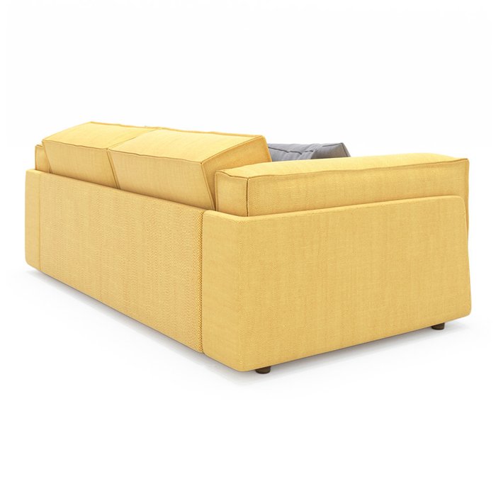 Диван-кровать Vento light двухместный желтого цвета - лучшие Прямые диваны в INMYROOM