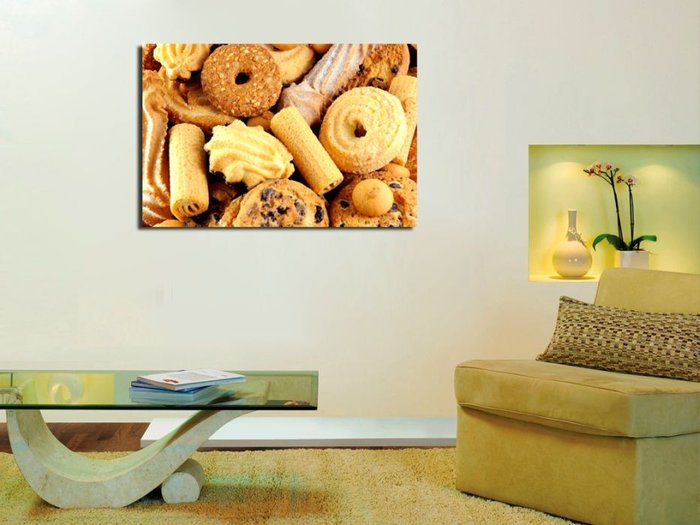 Декоративная картина на холсте "Печеньки" - купить Принты по цене 3090.0