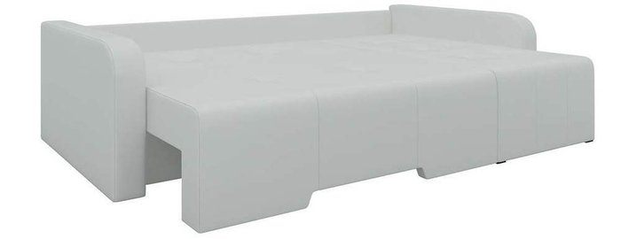 Угловой диван-кровать Манхеттен белого цвета (экокожа) - лучшие Угловые диваны в INMYROOM