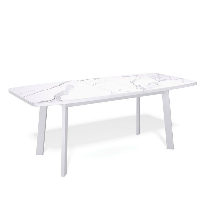 Раздвижной обеденный стол AA140 белого цвета - купить Обеденные столы по цене 39480.0