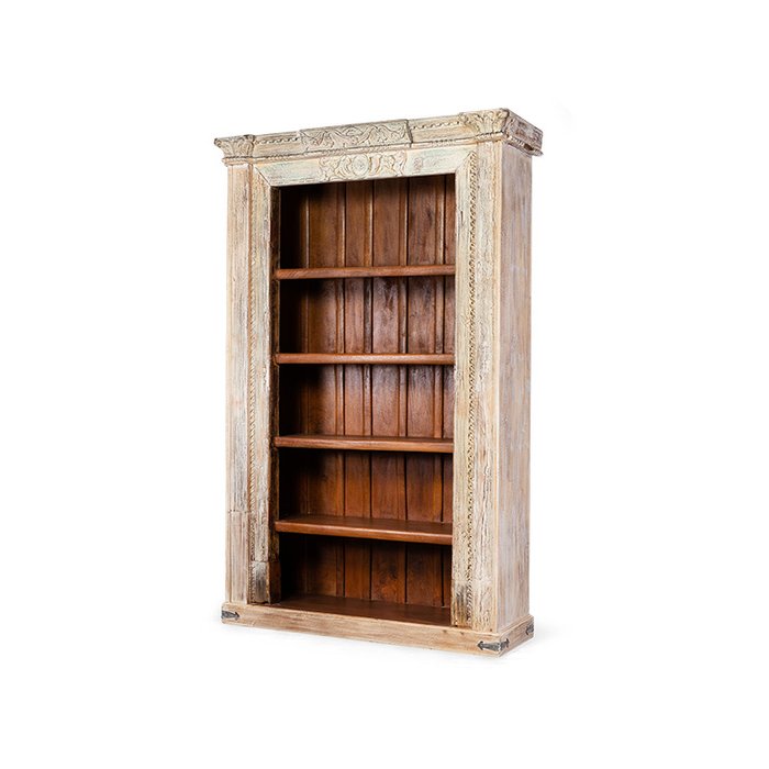 Шкаф книжный Authentic с резьбой - купить Стеллажи по цене 118128.0