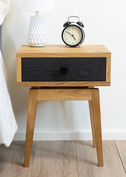 Тумба прикроватная Zolo-D-color из натурального дерева