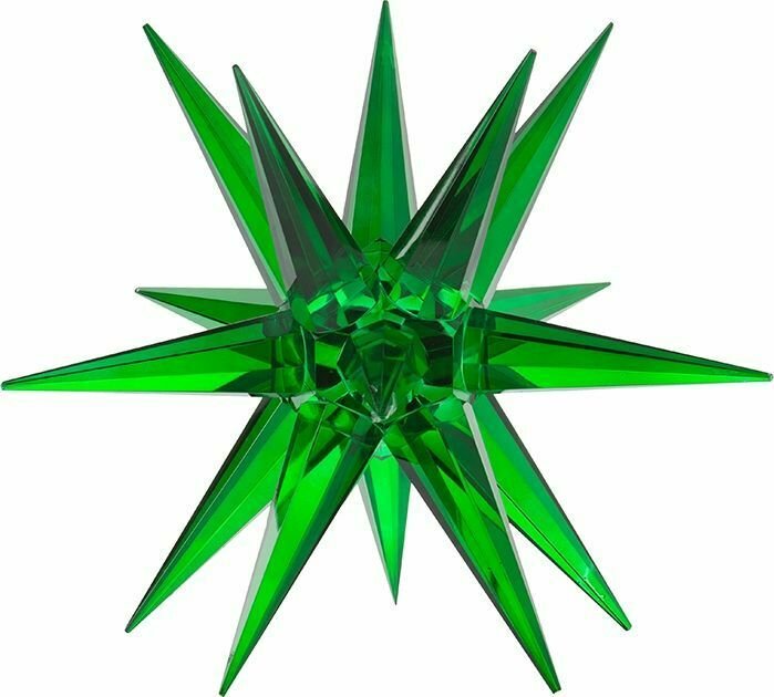 Декор Звезда зеленого цвета - купить Фигуры и статуэтки по цене 7227.0