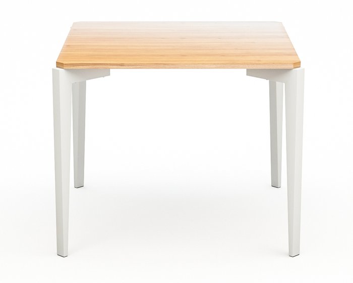Стол обеденный Quatro Compact бело-бежевого цвета - купить Обеденные столы по цене 51283.0