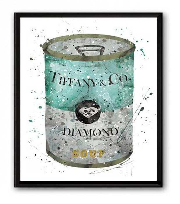 Постер Soup Tiffany & CO А4 на бумаге 