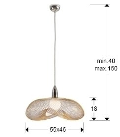 Подвесной светильник Forma 1L хром/золотой - купить Подвесные люстры по цене 46990.0 Подвесной светильник Forma 1L хром/золотой - купить Подвесные люстры по цене 46990.0