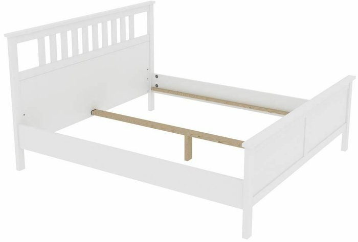 Кровать Кантри 180х200 белого цвета   