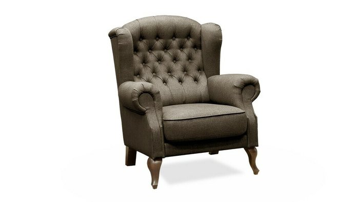 Кресло Адара коричневого цвета - лучшие Интерьерные кресла в INMYROOM