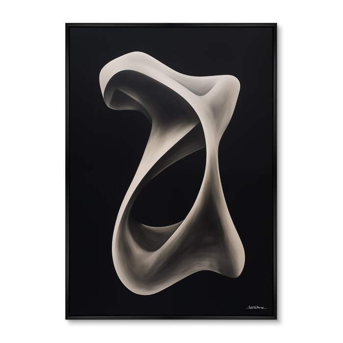 Репродукция картины Streamlined shapes, No 1, 2024г.