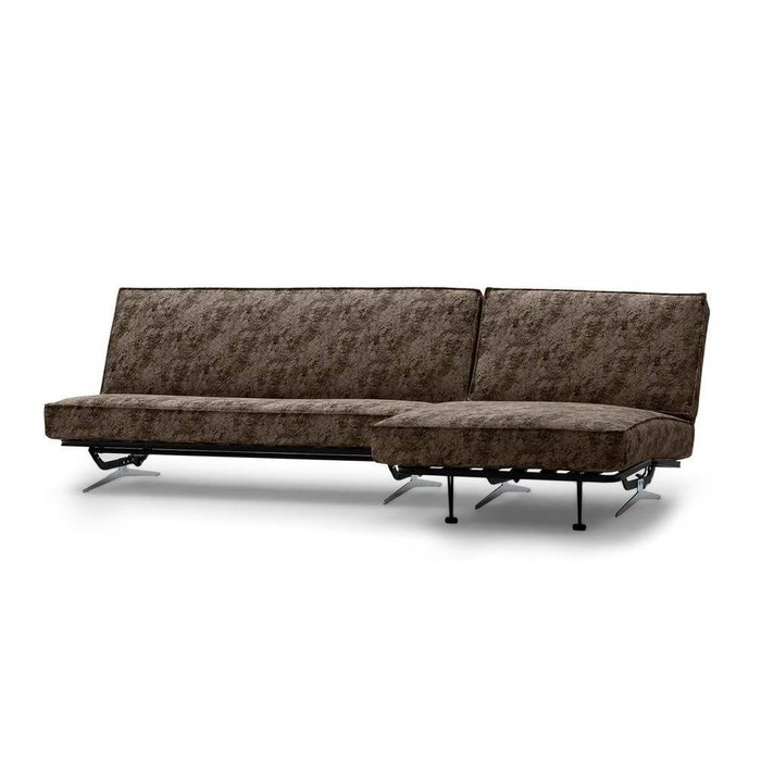 Угловой диван-кровать Арни Marble коричневого цвета - купить Угловые диваны по цене 46990.0
