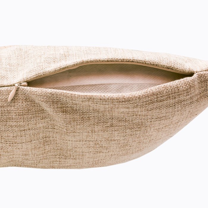 Интерьерная подушка Убедительный Делфт бежевого цвета - купить Декоративные подушки по цене 2000.0