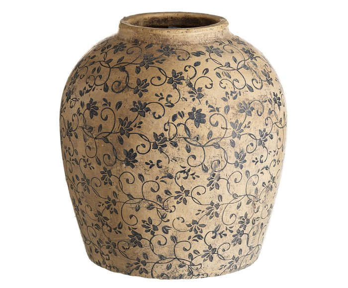 Керамическая ваза с рисунком 