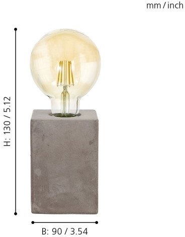 Настольная лампа Prestwick 49812 (металл, цвет серый) - лучшие Настольные лампы в INMYROOM