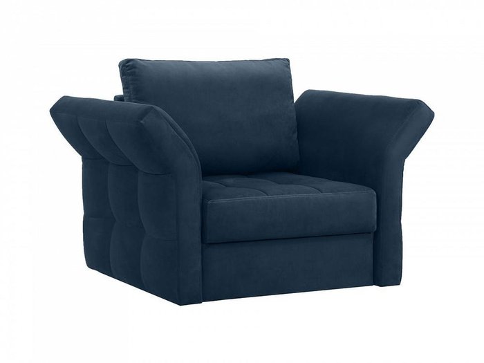 Кресло Wing темно-синего цвета - купить Интерьерные кресла по цене 40590.0
