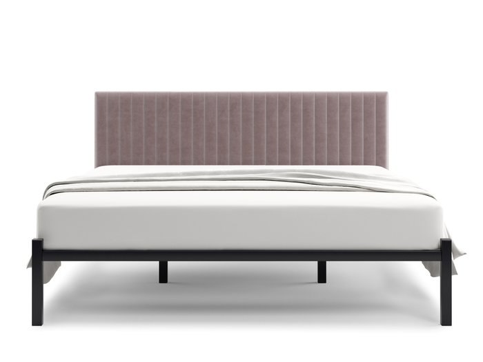 Кровать Лофт Mellisa Steccato 160х200 коричневого цвета без подъемного механизма - купить Кровати для спальни по цене 18400.0