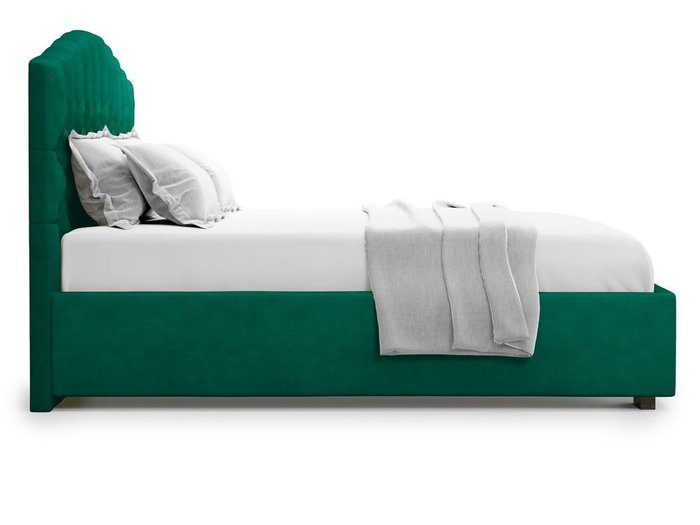 Кровать с подъемным механизмом Lugano 140х200 зеленого цвета - лучшие Кровати для спальни в INMYROOM