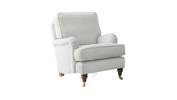 Кресло Бристоль светло-серого цвета - купить Интерьерные кресла по цене 37100.0