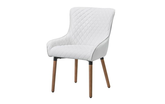 Мягкий стул белого цвета - купить Обеденные стулья по цене 13300.0