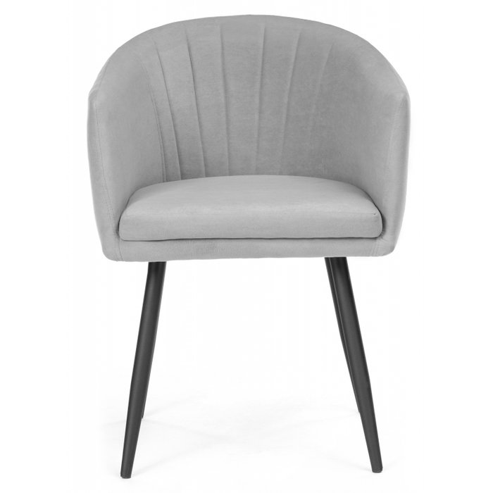 Обеденный стул Валета серого цвета - купить Обеденные стулья по цене 8690.0