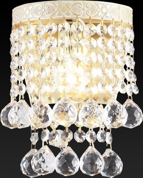 Настенный светильник Vivien с хрустальными подвесками - купить Бра и настенные светильники по цене 7780.0