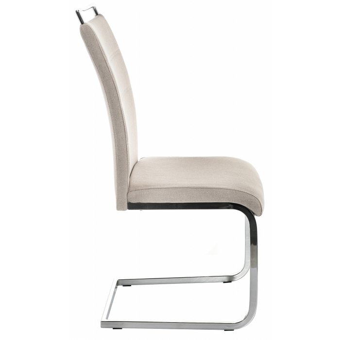 Стул Oddy на металлическом каркасе с обивкой бежевого цвета - купить Обеденные стулья по цене 7680.0