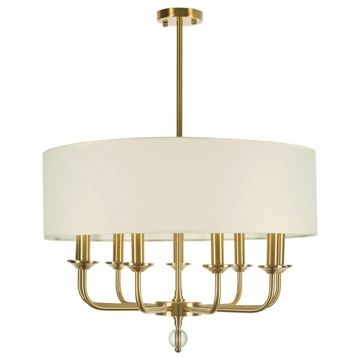 Люстра на штанге Maria MR2440-9P (ткань, цвет белый) Люстра на штанге Maria MR2440-9P (ткань, цвет белый)