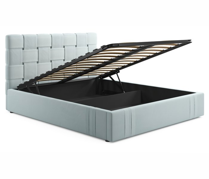 Кровать Tiffany 160х200 с подъемным механизмом мятного цвета - купить Кровати для спальни по цене 39990.0