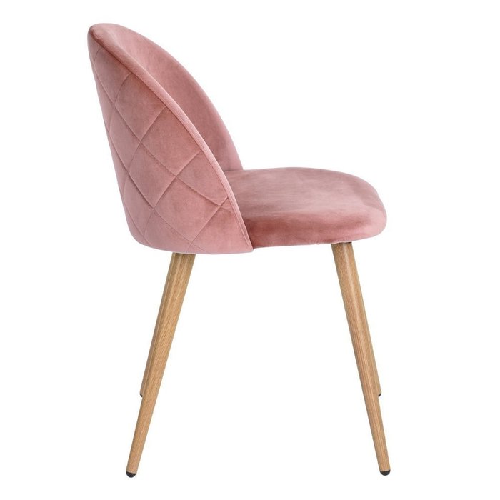 Комплект из четырех стульев Стивен розового цвета - лучшие Обеденные стулья в INMYROOM