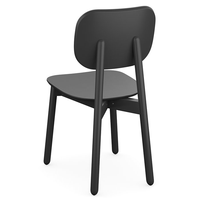 Стул Saga темно-серого цвета - лучшие Обеденные стулья в INMYROOM