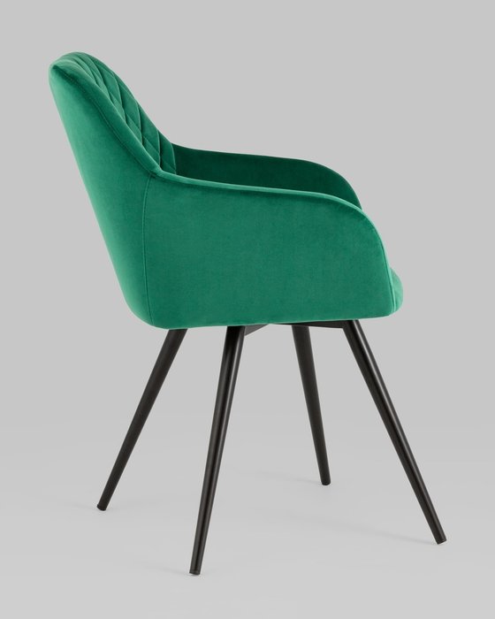Стул вращающийся Дастин зеленого цвета - лучшие Обеденные стулья в INMYROOM