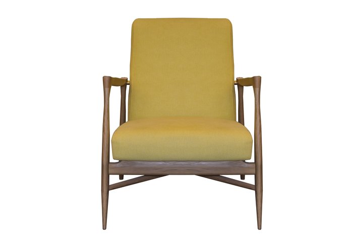 Кресло Venire желтого цвета - купить Интерьерные кресла по цене 31060.0