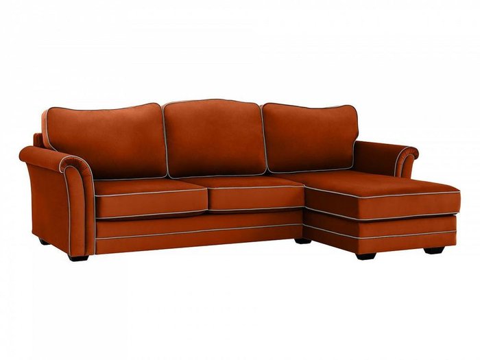 Угловой диван-кровать Sydney терракотового цвета - купить Угловые диваны по цене 173880.0