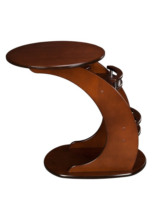 Придиванный столик Люкс цвета орех - купить Кофейные столики по цене 11314.0