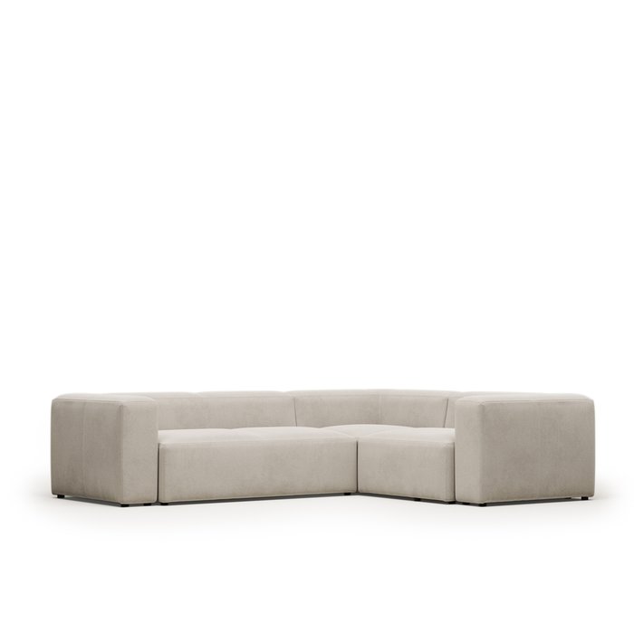 Угловой диван Blok 290х230 бежевого цвета - лучшие Угловые диваны в INMYROOM