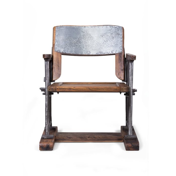 Стул Barish из массива дерева и металла - лучшие Обеденные стулья в INMYROOM