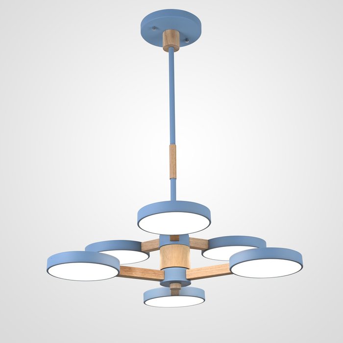 Подвесная люстра TURNA DBL L6 Blue
