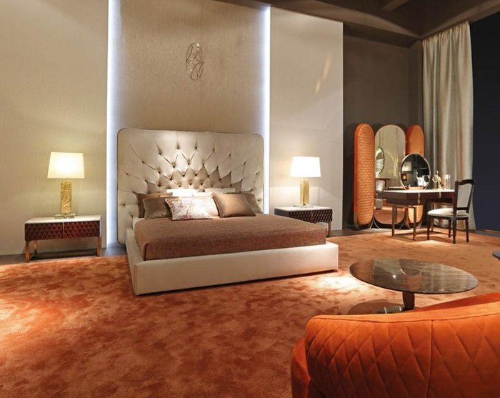 Кровать Vertigo зеленого цвета 160х200 - лучшие Кровати для спальни в INMYROOM
