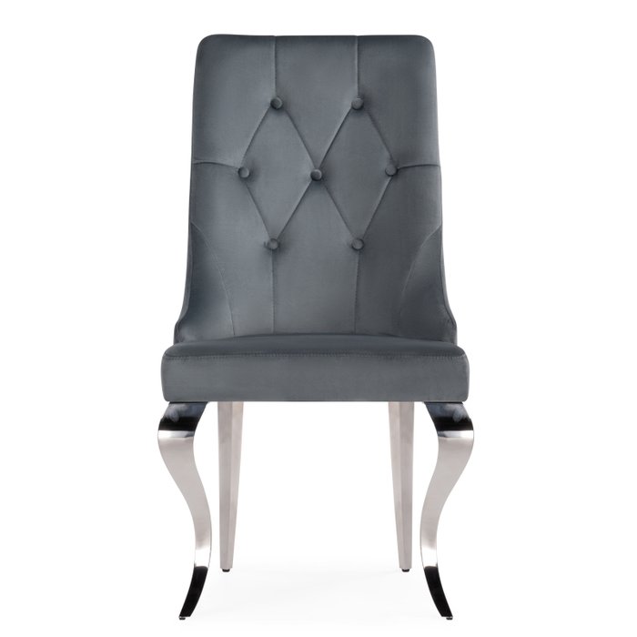 Стул Viki темно-серого цвета - купить Обеденные стулья по цене 19030.0