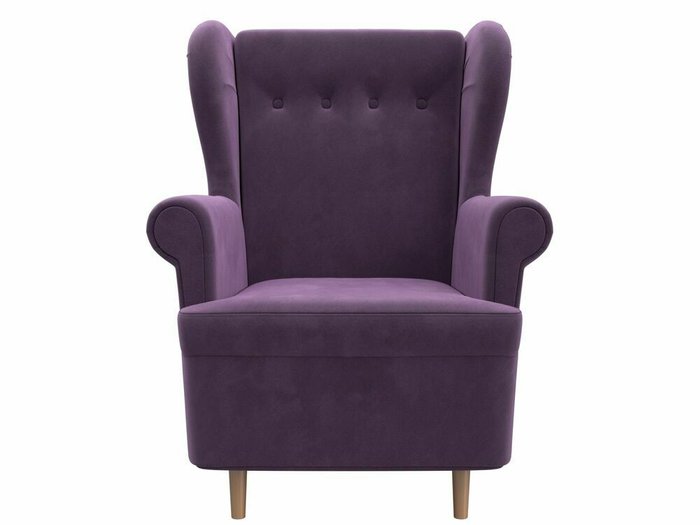 Кресло Торин сиреневого цвета - купить Интерьерные кресла по цене 24999.0