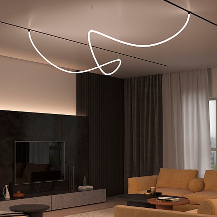 Магнитный трековый светильник Arte Lamp LOOP A4910PL-1BK - лучшие Трековые светильники в INMYROOM Магнитный трековый светильник Arte Lamp LOOP A4910PL-1BK - лучшие Трековые светильники в INMYROOM