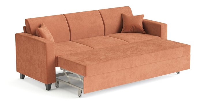 Диван-кровать Эмилио оранжевого цвета - лучшие Прямые диваны в INMYROOM