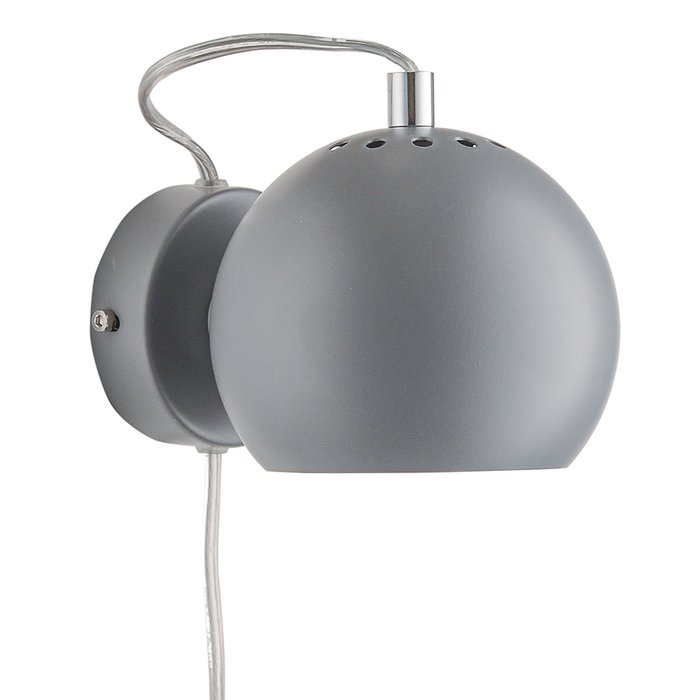 Настенная лампа Ball серого цвета