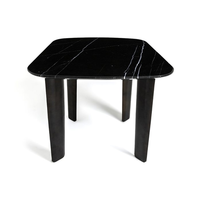 Стол обеденный из черного мрамора Dolmena черного цвета - купить Обеденные столы по цене 98597.0