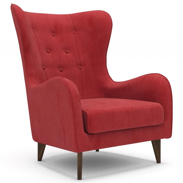 Кресло Montreal красного цвета