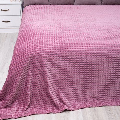 Плед 'Амели',200х220, велсофт Carre, 100% полиэстер, 'Пыльная роза' - лучшие Пледы в INMYROOM Плед 'Амели',200х220, велсофт Carre, 100% полиэстер, 'Пыльная роза' - лучшие Пледы в INMYROOM