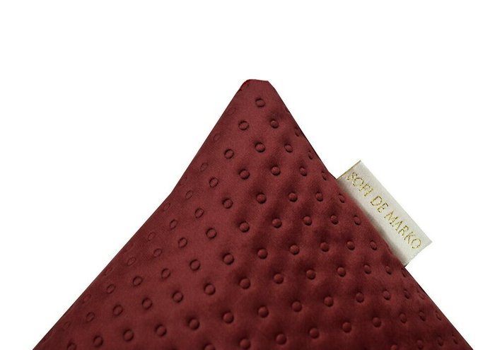 Наволочка Шелби №11 45х45 бордового цвета - лучшие Чехлы для подушек в INMYROOM