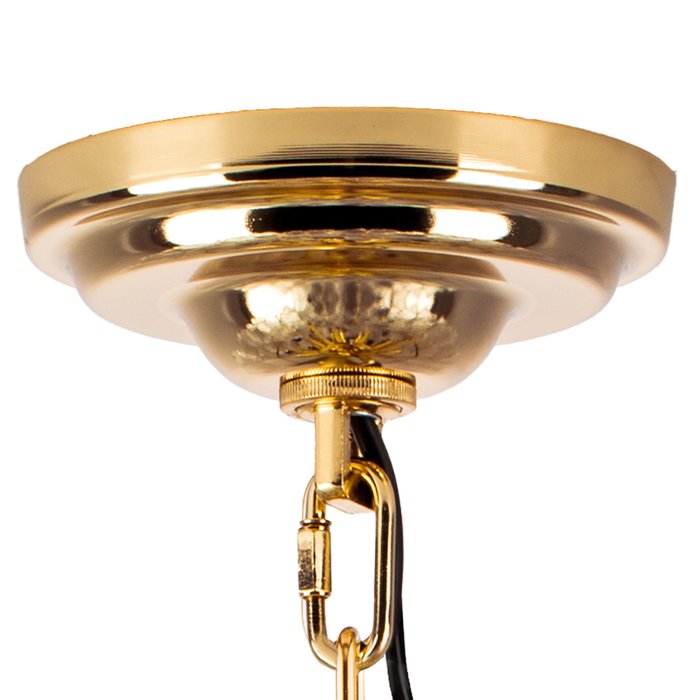 Люстра RETRO 9х8W (led) E14 ЗОЛОТО/ПРОЗРАЧНЫЙ - купить Подвесные люстры по цене 37999