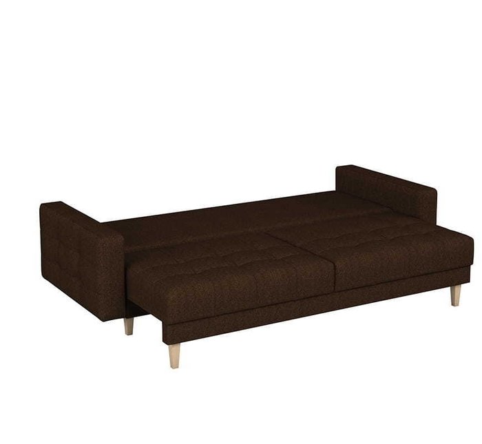 Диван-кровать Морган коричневого цвета - лучшие Прямые диваны в INMYROOM