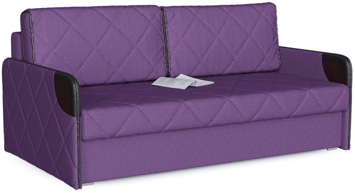 Диван-кровать прямой Марсель Next фиолетового цвета 